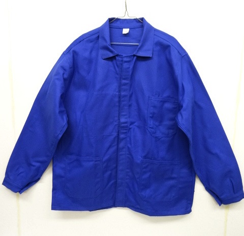 画像: フレンチワーク カバーオール ワークジャケット BLUE (DEADSTOCK) 「Jacket」 入荷しました。
