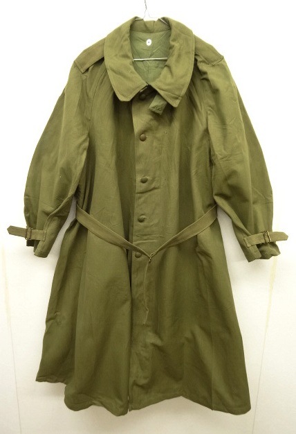 画像: 50'S フランス軍 モーターサイクルコート サイズ6 (DEADSTOCK) 「Jacket」 入荷しました。