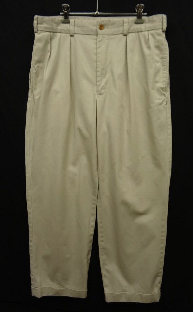 画像: BILLS KHAKIS "M1P" ツープリーツ チノパンツ ライトベージュ USA製 (USED) 「Bottoms」 入荷しました。