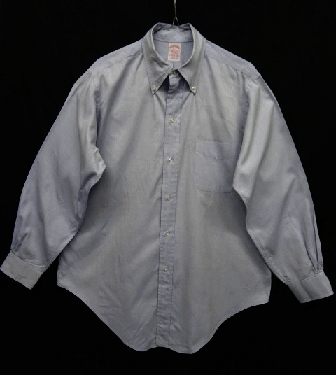 画像: 70'S BROOKS BROTHERS "6ボタン" オックスフォード BDシャツ ブルー USA製 (VINTAGE) 「L/S Shirt」 入荷しました。
