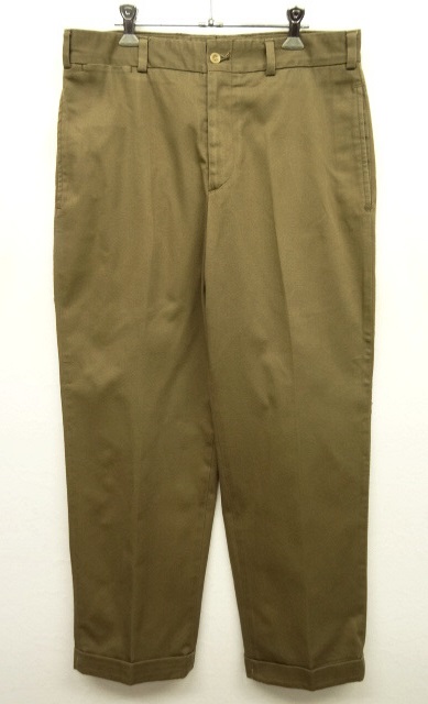 画像: BILLS KHAKIS "M2" ノープリーツ チノパンツ カーキ USA製 (USED) 「Bottoms」 入荷しました。