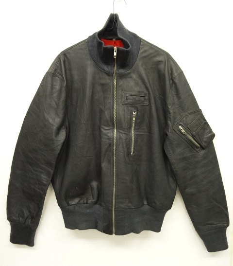 画像: 80'S ドイツ軍 レザー フライトジャケット DK GREY (VINTAGE) 「Jacket」 入荷しました。