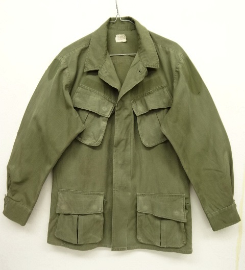 画像: 60'S アメリカ軍 US ARMY "JUNGLE FATIGUE 4th" リップストップ ファティーグジャケット S-R (VINTAGE) 「Jacket」 入荷しました。
