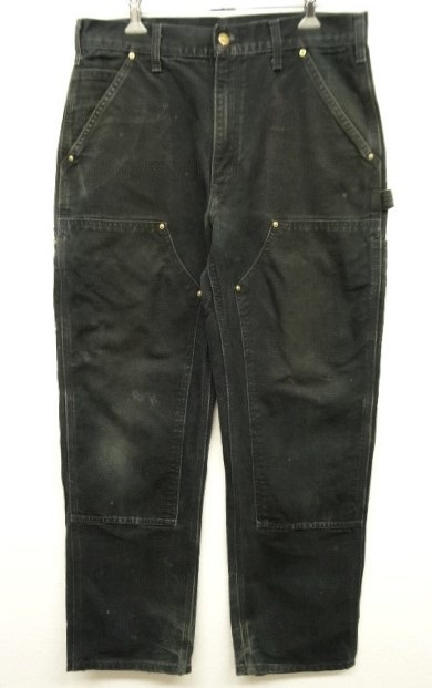 画像: 90'S CARHARTT ダブルニー ダック ペインターパンツ ブラック (VINTAGE) 「Bottoms」 入荷しました。