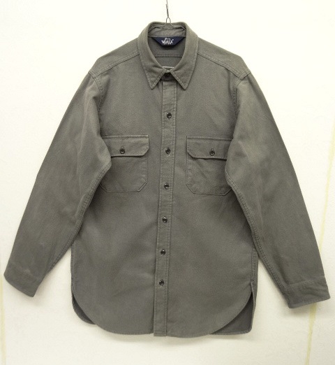 画像: 80'S WOOLRICH シャモアクロス 長袖シャツ グレー (VINTAGE) 「L/S Shirt」 入荷しました。