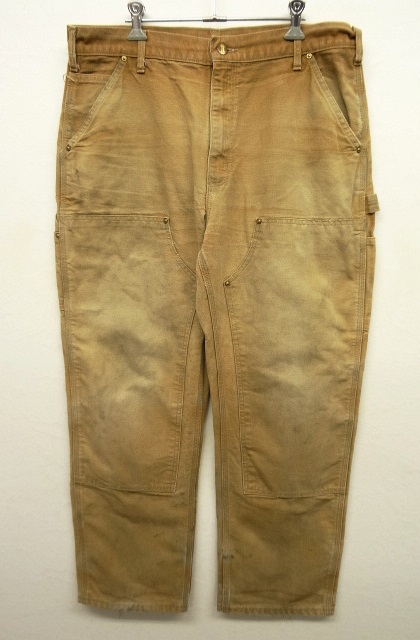 画像: 90'S CARHARTT ダブルニー ダック ペインターパンツ ブラウン USA製 (VINTAGE) 「Bottoms」 入荷しました。