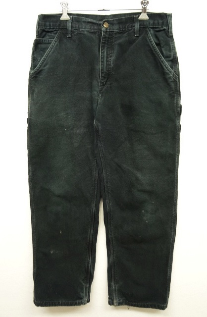 画像: 90'S CARHARTT 裏地フランネル ダック ペインターパンツ ブラック (VINTAGE) 「Bottoms」 入荷しました。