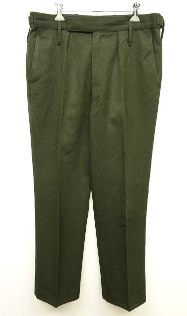 画像: イギリス軍 ROYAL MARINES "BARRACK DRESS" プリーツ入り ウール ドレスパンツ OLIVE (VINTAGE) 「Bottoms」 入荷しました。