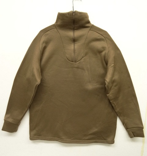 画像: アメリカ軍 USGI ハーフジップ アンダーシャツ コヨーテ (USED) 「L/S Shirt」 入荷しました。