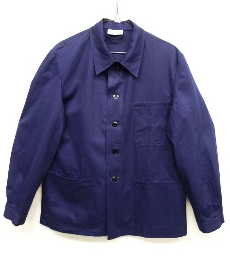 画像: ドイツ軍 HBT カバーオール ワークジャケット インクブルー (DEADSTOCK) 「Jacket」 入荷しました。