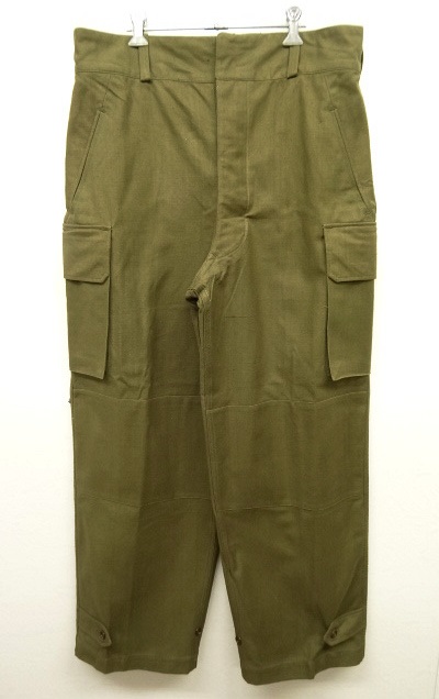 画像: 50'S フランス軍 M47 フィールドパンツ 前期型 サイズ35 (DEADSTOCK) 「Bottoms」 入荷しました。