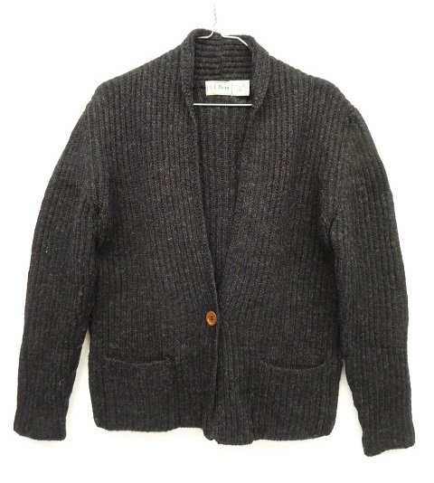 画像: 80'S LL Bean シェットランドウール 一つボタン ニットカーディガン (VINTAGE) 「Knit」 入荷しました。
