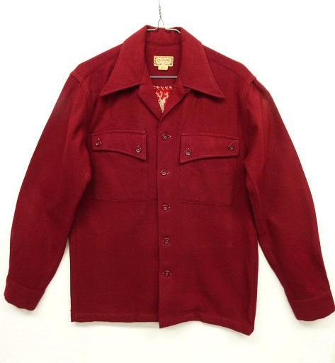 画像: 40'S McGREGOR 筆記体タグ フラップ付き オープンカラーシャツ USA製 (VINTAGE) 「L/S Shirt」 入荷しました。