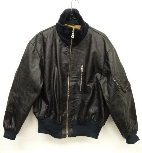 画像: 80'S ドイツ軍 レザー フライトジャケット BLACK (VINTAGE) 「Jacket」 入荷しました。