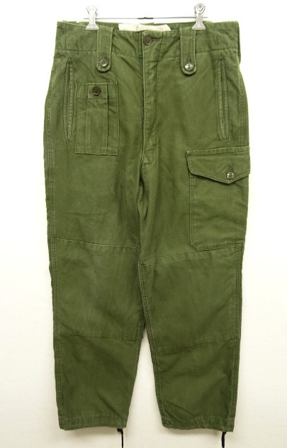 画像: 70'S アイルランド軍 "COMBAT TROUSERS" 左右非対称 カーゴパンツ アイルランド製 (VINTAGE) 「Bottoms」 入荷しました。