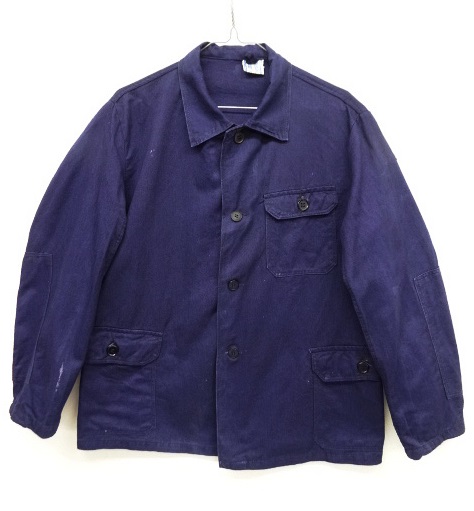 画像: ユーロワーク ツイル ワークジャケット カバーオール ブルー (VINTAGE) 「Jacket」 入荷しました。