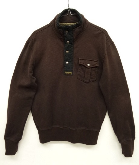 画像: RALPH LAUREN ハーフジップ プルオーバースウェット DK BROWN (USED) 「Sweat Shirt」 入荷しました。