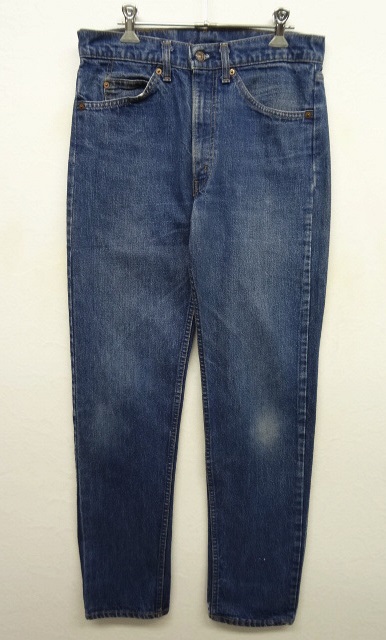 画像: 80'S LEVIS 505 デニム オレンジタブ USA製 W32L34 (VINTAGE) 「Bottoms」 入荷しました。