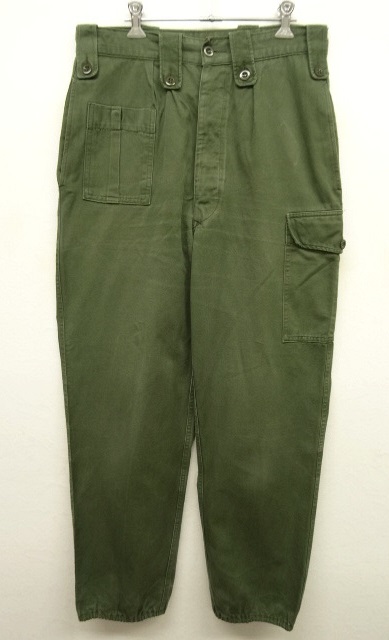 画像: 80'S ベルギー軍 左右非対称ポケット フィールドパンツ (VINTAGE) 「Bottoms」 入荷しました。