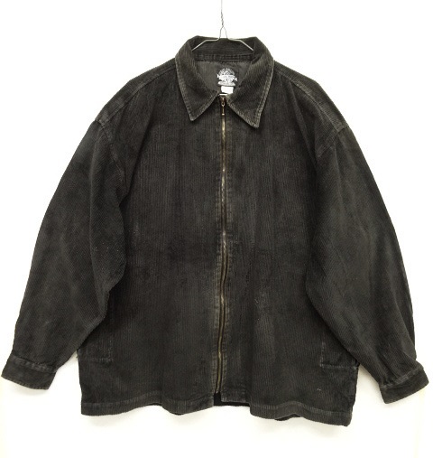 画像: GLOBAL WIND 太畝コーデュロイ ジップジャケット BLACK (VINTAGE) 「Jacket」 入荷しました。