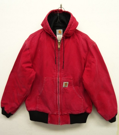 画像: 90'S CARHARTT 裏地キルティング ダック パーカー RED (VINTAGE) 「Jacket」 入荷しました。