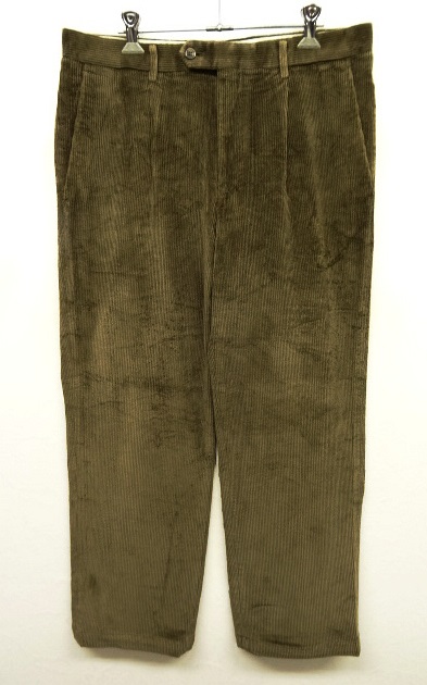 画像: NEW CONRAD ワンプリーツ 太畝 コーデュロイパンツ KHAKI (VINTAGE) 「Bottoms」 入荷しました。