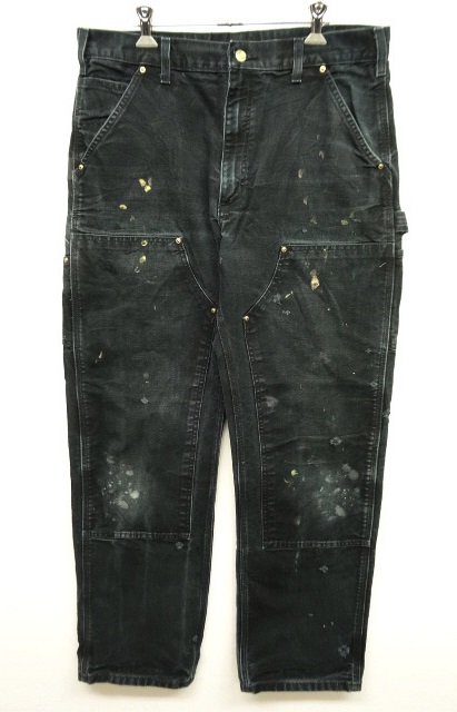 画像: 90'S CARHARTT ダブルニー ダック ペインターパンツ ブラック (VINTAGE) 「Bottoms」 入荷しました。