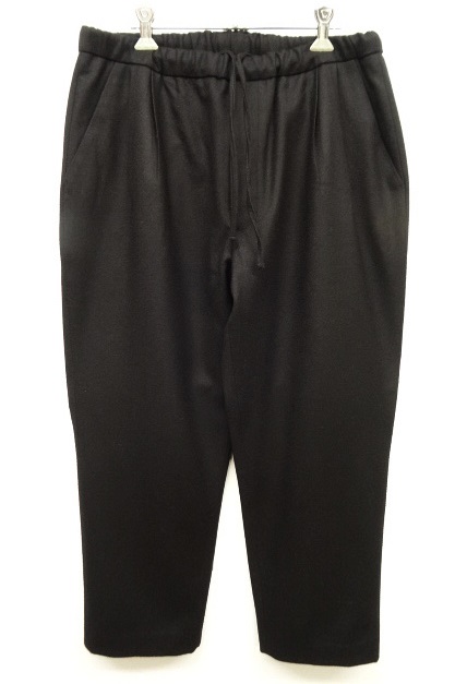 画像: CEASTERS ツープリーツ ウール イージーパンツ BLACK ポルトガル製 (NEW) 「Bottoms」 入荷しました。