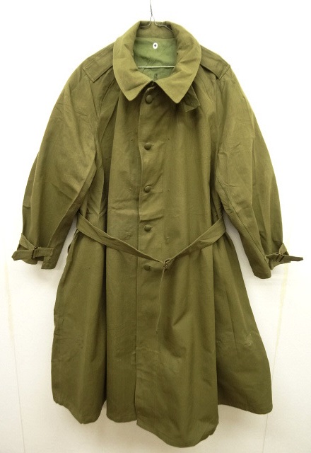 画像: 50'S フランス軍 モーターサイクルコート KHAKI (DEADSTOCK) 「Jacket」 入荷しました。