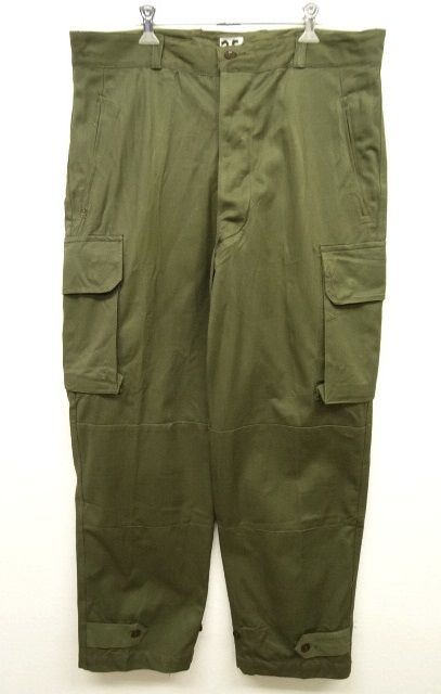 画像: 50'S フランス軍 M47 HBT フィールドパンツ 後期型 OLIVE サイズ35 (DEADSTOCK) 「Bottoms」 入荷しました。