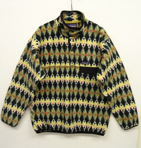 画像: PATAGONIA シンチラ スナップT フリースジャケット 総柄 (USED) 「Jacket」 入荷しました。