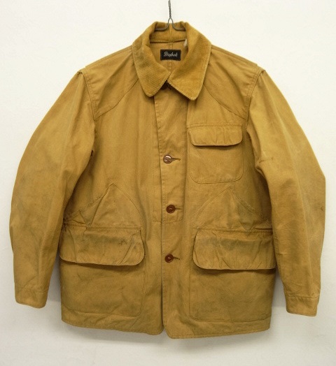 画像: 50'S DRYBAK 黒タグ 襟コーデュロイ ダック ハンティングジャケット (VINTAGE) 「Jacket」 入荷しました。