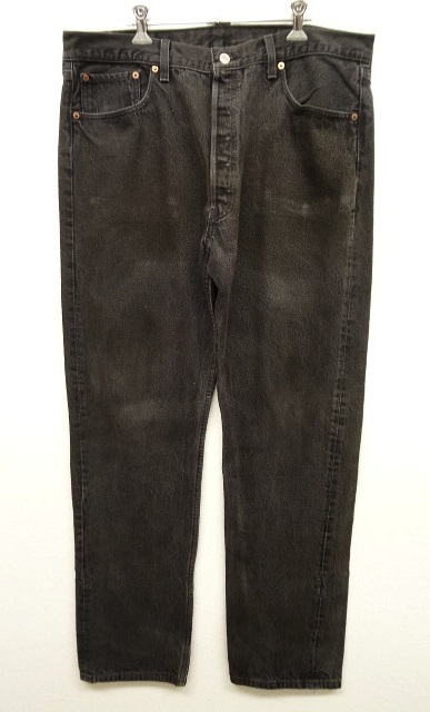 画像: 90'S LEVIS 501 デニム BLACK USA製 W38L34 (VINTAGE) 「Bottoms」 入荷しました。