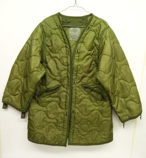 画像: 80'S アメリカ軍 US ARMY ナイトカモパーカー用 キルティング ライナージャケット MEDIUM (VINTAGE) 「Jacket」 入荷しました。