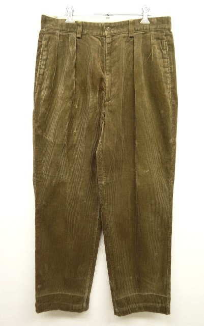 画像: 90'S RALPH LAUREN "ANDREW PANT" ツープリーツ 太畝 コーデュロイパンツ USA製 (VINTAGE) 「Bottoms」 入荷しました。