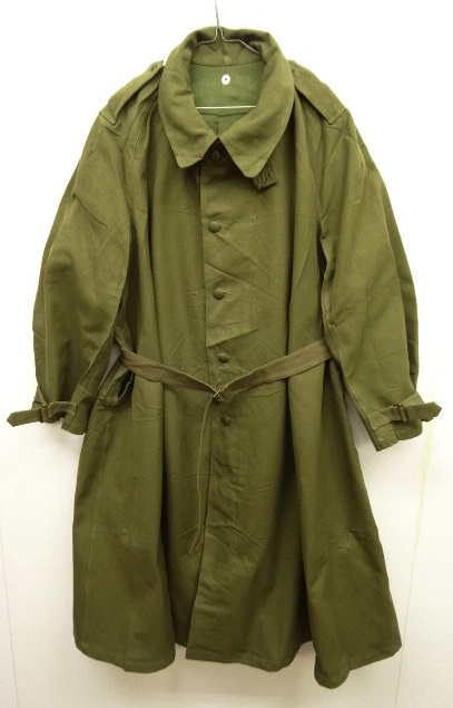 画像: 50'S フランス軍 モーターサイクルコート OLIVE (DEADSTOCK) 「Jacket」 入荷しました。