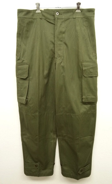 画像: 50'S フランス軍 M47 HBT フィールドパンツ 後期型 OLIVE サイズ35 (DEADSTOCK) 「Bottoms」 入荷しました。