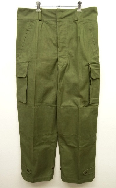 画像: 50'S フランス軍 M47 フィールドパンツ 前期型 OLIVE サイズ35 (DEADSTOCK) 「Bottoms」 入荷しました。