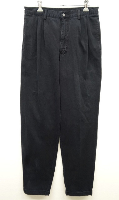 画像: 90'S GAP 旧タグ ツープリーツ チノパン NAVY (VINTAGE) 「Bottoms」 入荷しました。