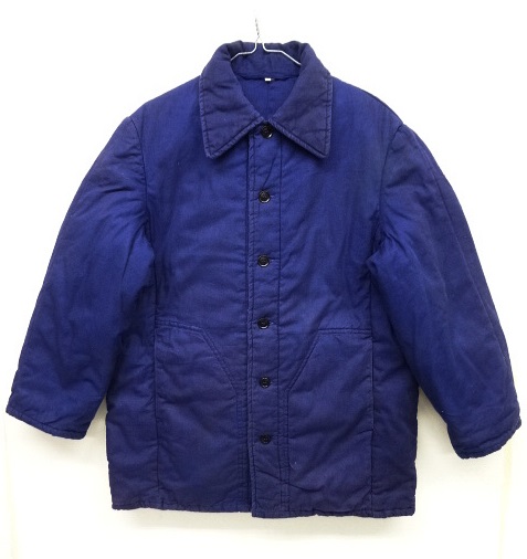 画像: ユーロワーク 中綿入り ワークジャケット カバーオール インクブルー (VINTAGE) 「Jacket」 入荷しました。