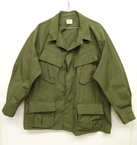 画像: 60'S アメリカ軍 US ARMY "JUNGLE FATIGUE 4th" リップストップ ファティーグジャケット L-SHORT (DEADSTOCK) 「Jacket」 入荷しました。