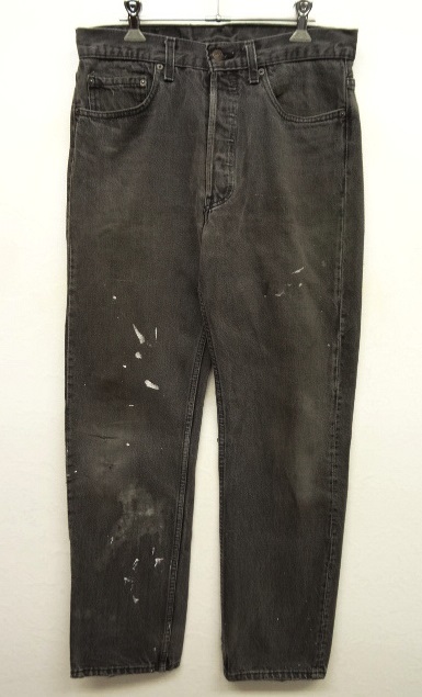 画像: 90'S LEVIS 501 デニム BLACK USA製 W32L32 (VINTAGE) 「Bottoms」 入荷しました。