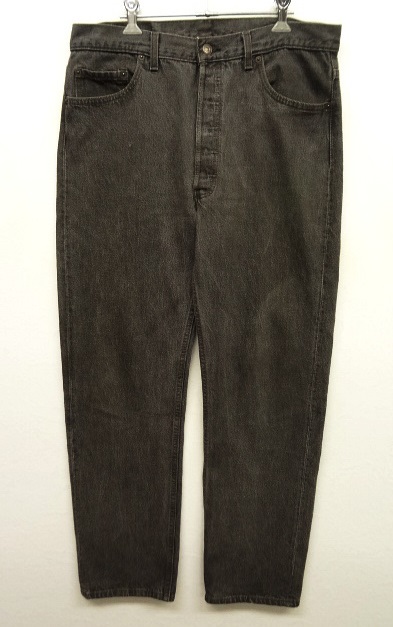 画像: 90'S LEVIS 501 デニム BLACK USA製 W36L32 (VINTAGE) 「Bottoms」 入荷しました。