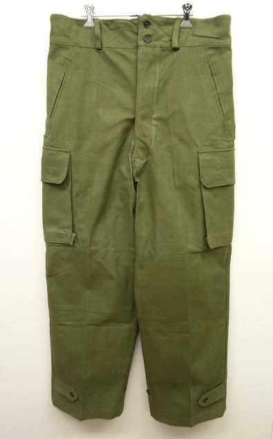 画像: 50'S フランス軍 M47 フィールドパンツ 前期型 OLIVE サイズ35 (DEADSTOCK) 「Bottoms」 入荷しました。