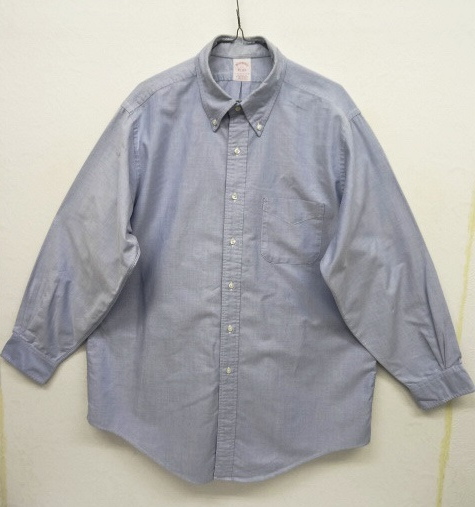 画像: 90'S BROOKS BROTHERS オックスフォード BDシャツ ブルー USA製 (VINTAGE) 「L/S Shirt」 入荷しました。