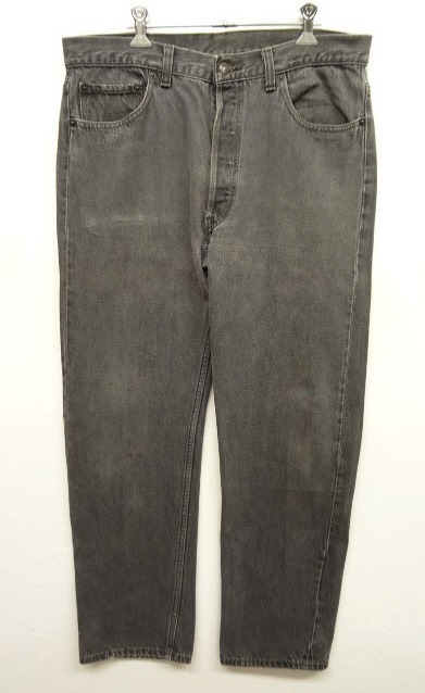 画像: 90'S LEVIS 501 デニム BLACK USA製 W36L30 (VINTAGE) 「Bottoms」 入荷しました。