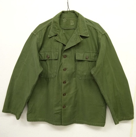 画像: 60'S アメリカ軍 US ARMY "1st MODEL" OG107 コットンサテン ユーティリティシャツ (VINTAGE) 「L/S Shirt」 入荷しました。