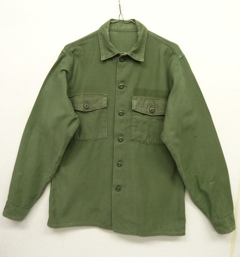 画像: 70'S アメリカ軍 US ARMY OG107 コットンサテン ユーティリティシャツ (VINTAGE) 「L/S Shirt」 入荷しました。