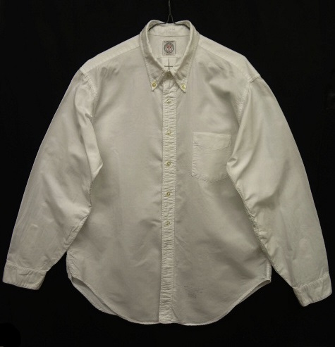 画像: 60'S ARROW 6ボタン 3点留め ボタンダウンシャツ ホワイト USA製 (VINTAGE) 「L/S Shirt」 入荷しました。