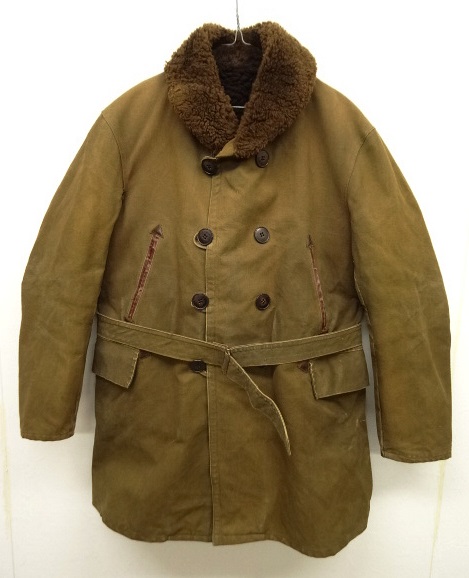 画像: 40'S UNKNOWN 裏ボア入り マッキーノコート BROWN (VINTAGE) 「Jacket」 入荷しました。